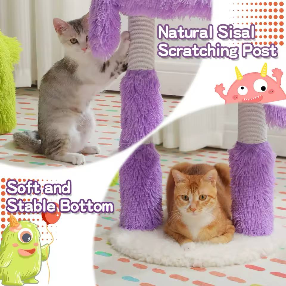 Monster Series™ Plush Cat Tower